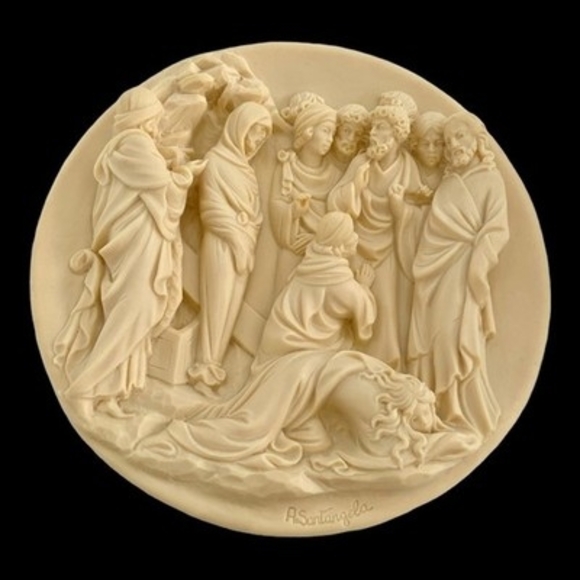 Studio Dante Di Volteradici Other - The Raising Of Lazarus Studio Dante Di Volteradici Collector Plate